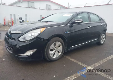 2015 Hyundai Sonata Hybrid z USA, uszkodzony, nr VIN KMHEC4A4XFA125074